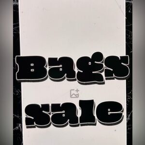 Stylish Black and White Bag